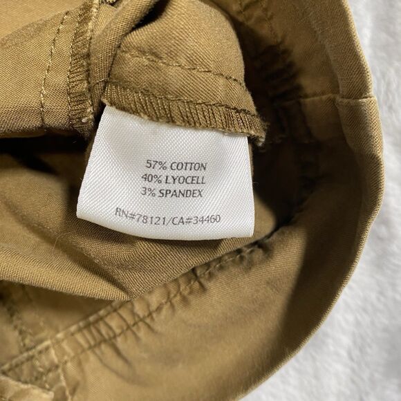 EILEEN FISHER Ruffle Collar Jacket Chore Style Utility Size PMed Stand Collar - Picture 5 of 8